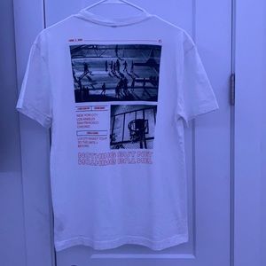 H&M tshirt size small color-white